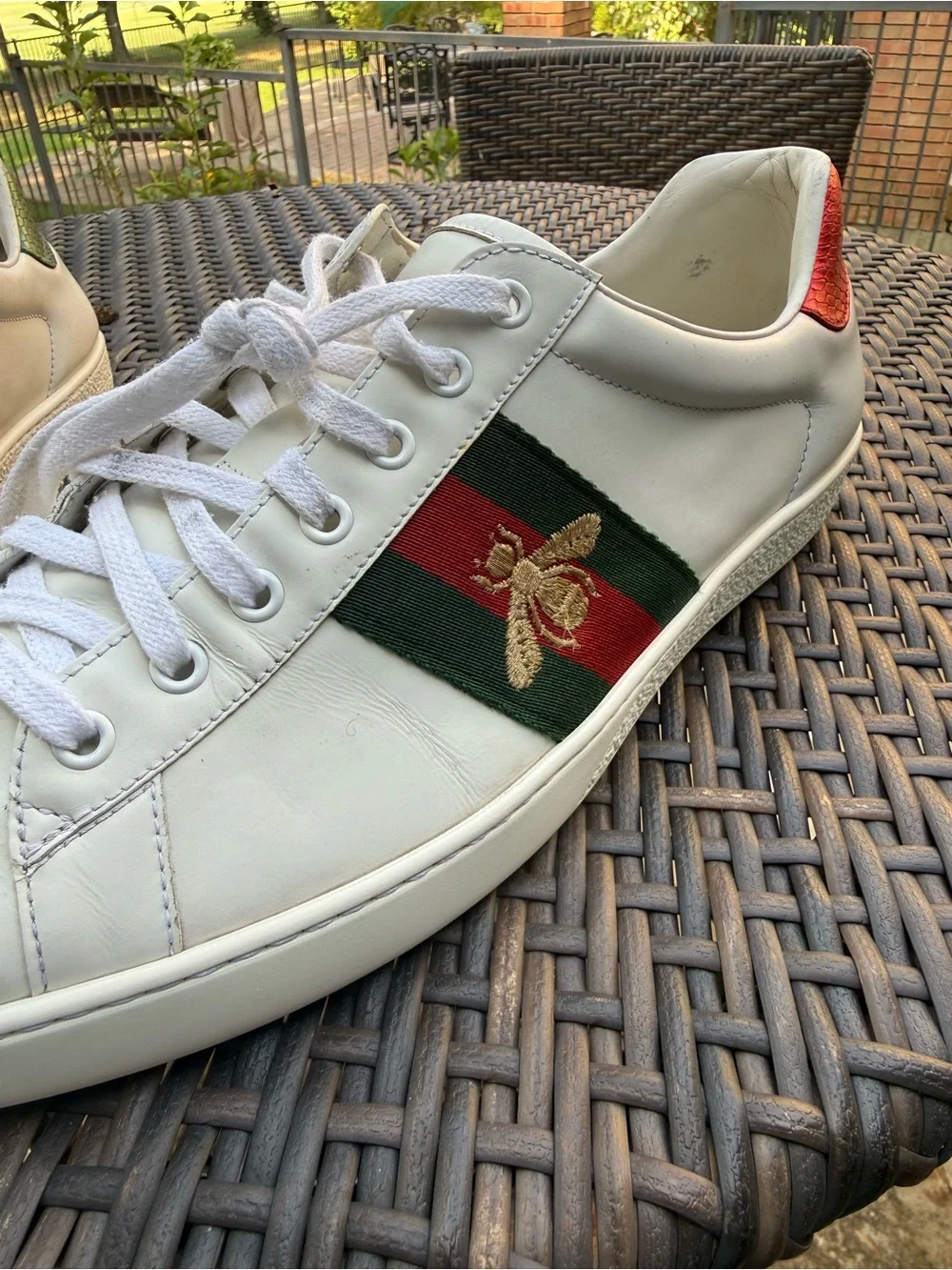 Authentic Gucci Ace/ Authentication Report Gucci Ace Bee Sneakers – US 13